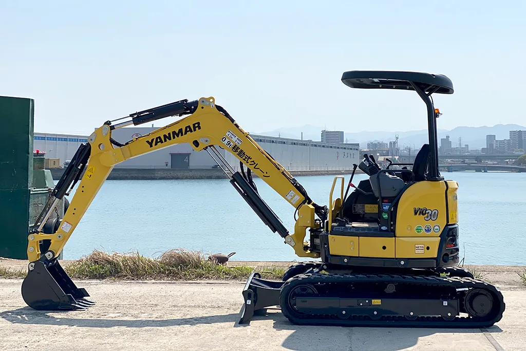 0.1m3級バックホウ （ヤンマー）